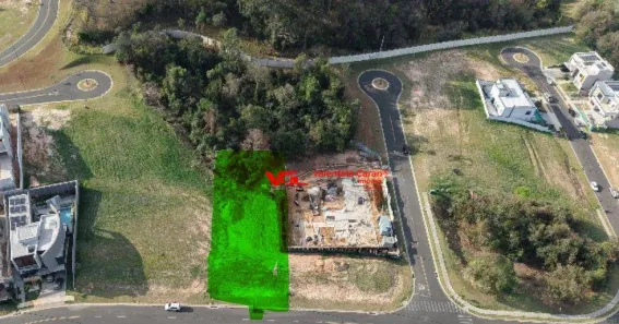 Lote/Terreno à venda, 607m² no Parque Villa dos Pinheiros, Indaiatuba