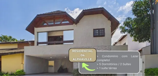 Casa de Condomínio com 5 Quartos à venda, 354m² no Alphaville, Santana de Parnaíba