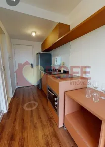 Apartamento com 1 Quarto para alugar, 26m² no Indianópolis, São Paulo
