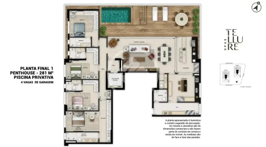 Cobertura com 4 Quartos à venda, 281m² no Serrinha, Goiânia