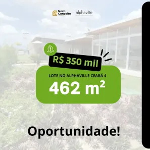Lote/Terreno à venda, 462m² no Cidade Alpha, Eusébio