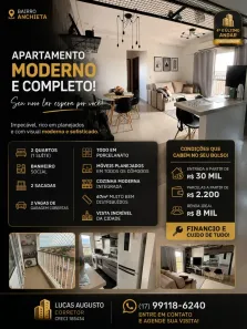 Apartamento com 2 Quartos à venda, 67m² no Vila Anchieta, São José do Rio Preto