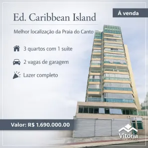 Apartamento com 3 Quartos à venda, 110m² no Praia do Canto, Vitória
