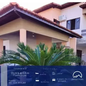 Casa com 3 Quartos à venda, 184m² no Parque do Jiqui, Parnamirim