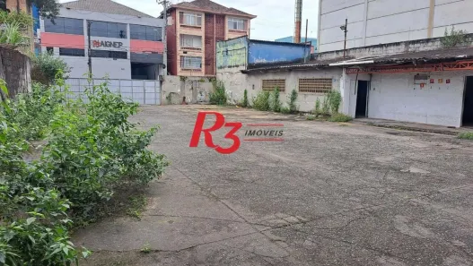 Lote/Terreno para alugar, 1200m² no Macuco, Santos
