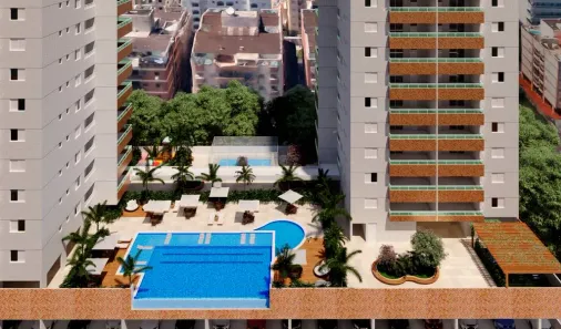 Apartamento com 3 Quartos à venda, 95m² no Jardim Las Palmas, Guarujá