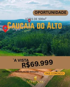 Lote/Terreno à venda, 500m² no Chácara Tropical (Caucaia do Alto), Cotia