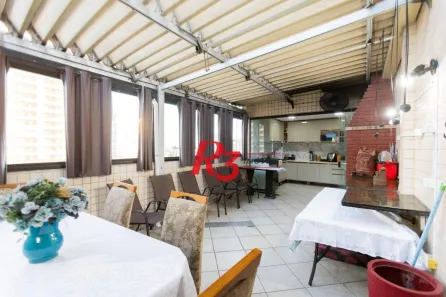 Apartamento com 3 Quartos à venda, 160m² no Encruzilhada, Santos