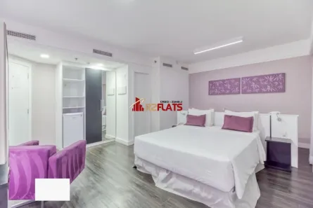 Flat com 1 Quarto à venda, 33m² no Moema, São Paulo