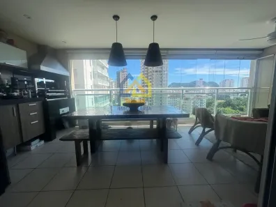 Apartamento com 3 Quartos para alugar, 143m² no Vila Alzira, Guarujá