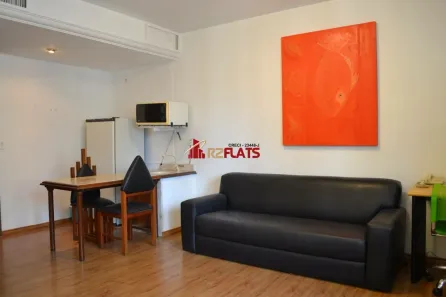Flat com 1 Quarto para alugar, 33m² no Cidade Monções, São Paulo