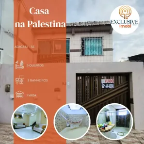 Casa com 5 Quartos à venda, 190m² no Palestina, Aracaju