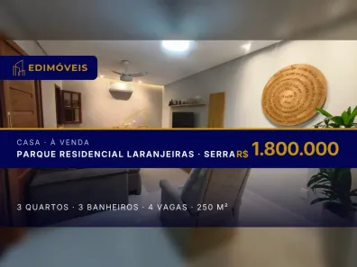 Casa com 3 Quartos à venda, 250m² no Parque Residencial Laranjeiras, Serra