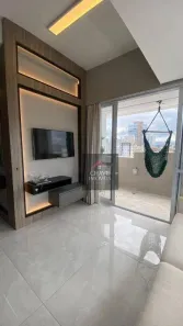 Apartamento com 3 Quartos para alugar, 87m² no Gonzaga, Santos