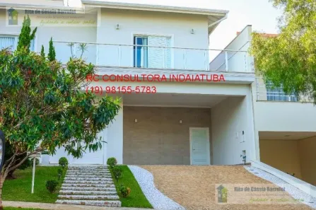 Casa de Condomínio com 4 Quartos para alugar, 350m² no Parque Residencial Indaiá, Indaiatuba