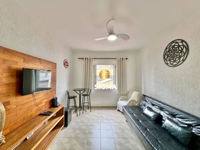 Apartamento com 1 Quarto à venda, 55m² no Vila Alzira, Guarujá