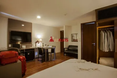 Flat com 1 Quarto para alugar, 29m² no Jardim Paulista, São Paulo