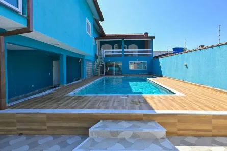 Sobrado com 4 Quartos para alugar, 150m² no Estancia Sao José, Peruíbe