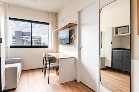 Apartamento com 1 Quarto para alugar, 27m² no Vila Pompéia, São Paulo