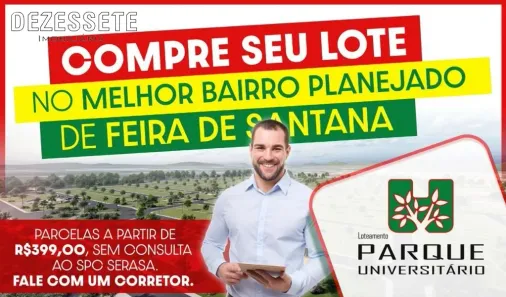 Lote/Terreno à venda, 317m² no Novo Horizonte, Feira de Santana