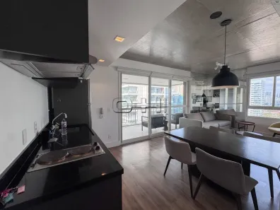 Apartamento com 1 Quarto para alugar, 61m² no Cidade Monções, São Paulo