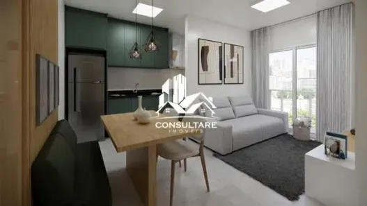 Apartamento com 1 Quarto à venda, 33m² no Centro, São Vicente