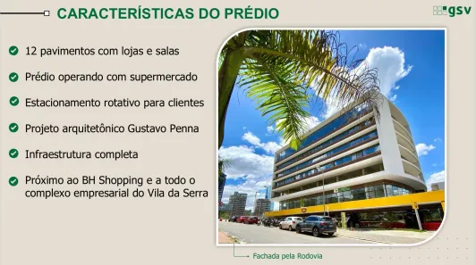Sala Comercial à venda, 84m² no Vale do Sereno, Nova Lima