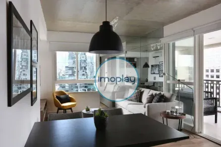 Apartamento com 1 Quarto para alugar, 70m² no Cidade Monções, São Paulo