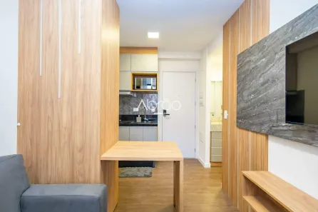 Apartamento com 1 Quarto para alugar, 24m² no Centro, Curitiba