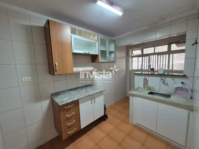Apartamento com 1 Quarto para alugar, 48m² no Gonzaga, Santos