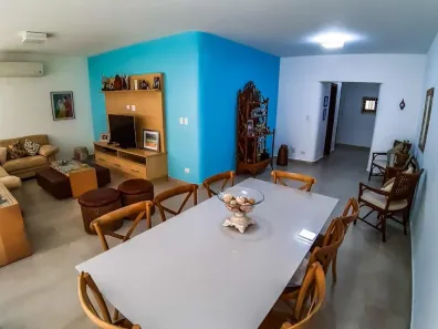 Apartamento com 3 Quartos para alugar, 140m² no Pitangueiras, Guarujá
