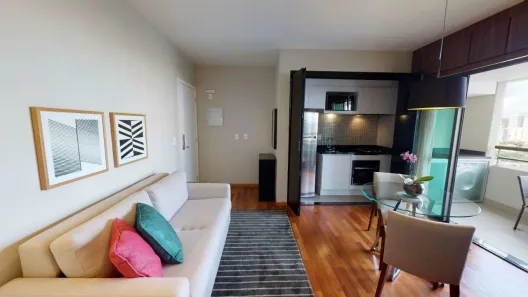 Flat com 1 Quarto à venda, 46m² no Brooklin Paulista, São Paulo