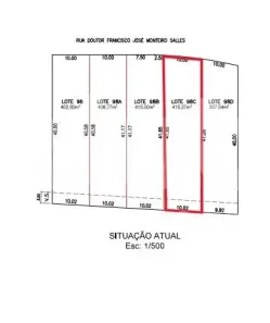 Lote/Terreno à venda, 415m² no Bairro das Palmeiras, Campinas