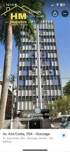à venda, 85m² no Gonzaga, Santos