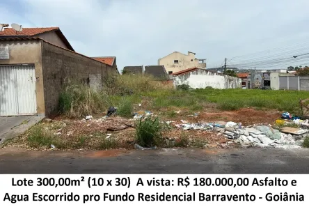 Lote/Terreno à venda, 300m² no Residencial Barravento, Goiânia