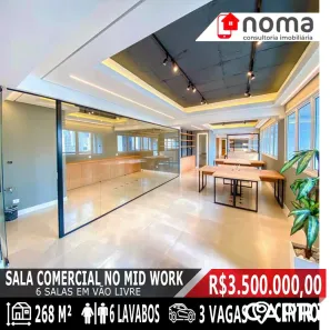 Sala Comercial à venda, 269m² no Centro, Curitiba
