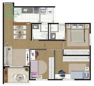 Apartamento com 3 Quartos à venda, 65m² no Vila Guedes, São Paulo