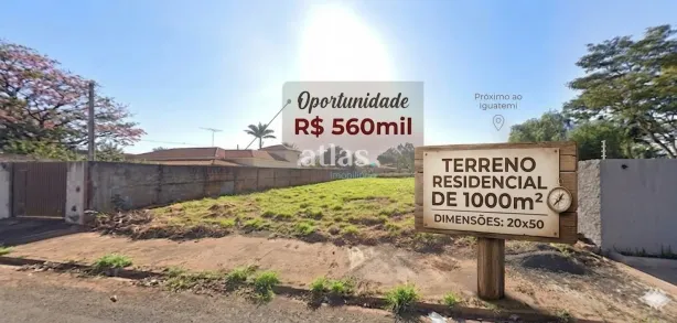 Lote/Terreno à venda, 1000m² no Loteamento Parque dos Pássaros, São José do Rio Preto