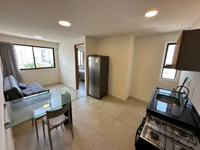 Apartamento com 1 Quarto para alugar, 30m² no Boa Viagem, Recife