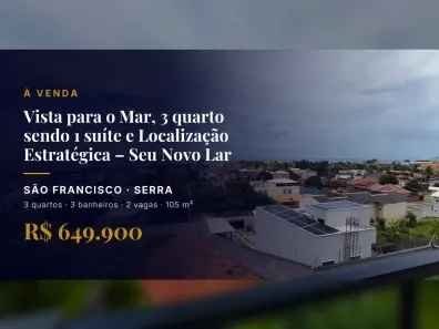 Casa com 3 Quartos à venda, 105m² no São Francisco, Serra