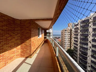 Apartamento com 2 Quartos para alugar, 89m² no Canto do Forte, Praia Grande