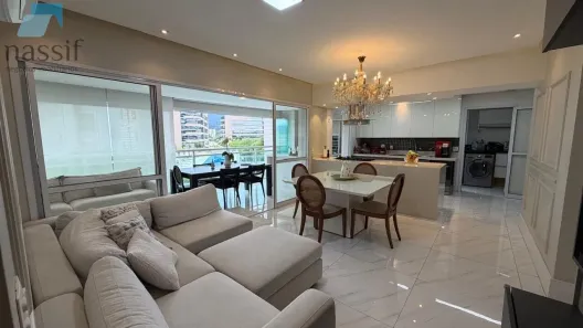 Apartamento com 3 Quartos para alugar, 125m² no Vila Mogilar, Mogi das Cruzes