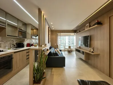 Apartamento com 1 Quarto para alugar, 50m² no Campo Belo, São Paulo