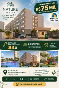 Apartamento com 2 Quartos à venda, 40m² no Várzea, Recife