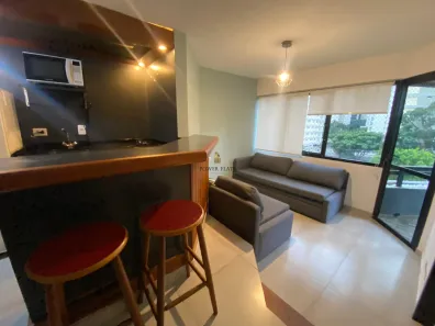 Apartamento com 1 Quarto para alugar, 48m² no Cidade Monções, São Paulo