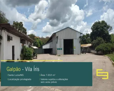 Galpão/Depósito/Armazém à venda, 2044m² no Vila Íris, Santa Luzia