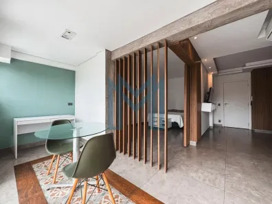 Apartamento com 1 Quarto para alugar, 78m² no Ponta da Praia, Santos