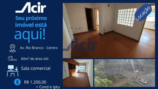 Sala Comercial para alugar, 59m² no Centro, Rio de Janeiro