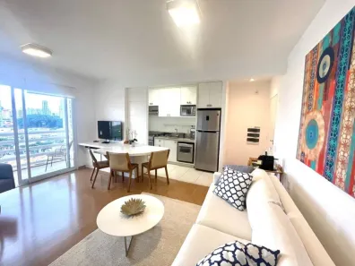 Apartamento com 1 Quarto para alugar, 51m² no Cambuí, Campinas