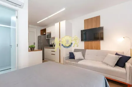 Flat com 1 Quarto à venda, 26m² no Santo Amaro, São Paulo
